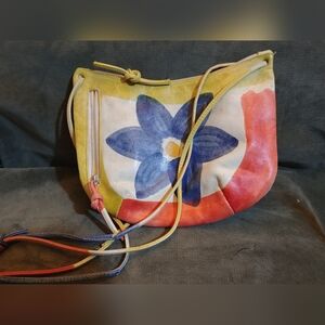 Astore Leather Floral Italian Women's Bag